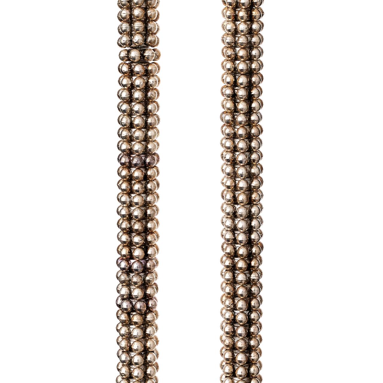 12 Pack: Silver Plated Small Dot Rondelle Beads, 6mm by Bead Landing™